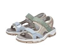 Rieker Damen Klassische Sandalen 68866, Frauen Sandalen,Sommerschuhe,Freizeitschuhe,offene Schuhe,Strandschuhe,Multi (94),37 EU / 4 UK