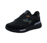 Sneaker RIEKER "Rieker Sneaker Lederimitat", Herren, Gr. 45, schwarz (schwarz, grau), Lederimitat, casual, Schuhe (48251160-45) schwarz, grau
