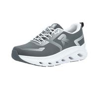 Slip-On Sneaker RIEKER SPORT, Herren, Gr. 47, grau, Textil, Schuhe, Sportschuh, Freizeitsneaker, Halbschuh zum Schlupfen (72706129-47) grau