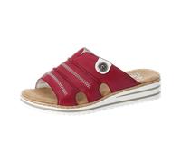 Rieker V0646-33 rosso/weiss Klassische Pantoletten FS 2021 für Damen, rot, Größe 36 EU