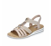 Rieker Damen Riemchen-Sandalen V0649-62 Weite Schmal Pull-on