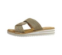 Rieker Damen Sandalen V06R4-90 Gold Größe 36