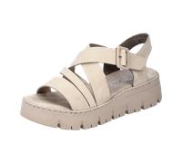 Rieker Damen Klassische Sandalen V1063, Frauen Sandalen,Freizeitschuhe,Sommerschuhe,offene Schuhe,Strandschuhe,beige (60),41 EU / 7.5 UK