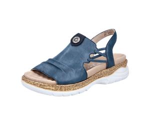Rieker V2272-14 für Damen, blau, Größe 42 EU