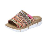 Tamaris Damen Mules Pantoletten Leder Sommer; COPPER GLAM/metallic; 41 EU