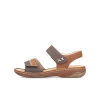 Rieker Damen V2860 Riemchensandalen, Braun, 42 EU