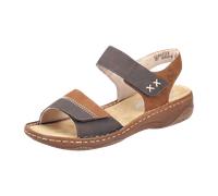 Rieker Damen V2860 Riemchensandalen, Braun, 40 EU