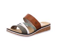 Rieker Damen Sandalen V3652-91 grün Gr. 36