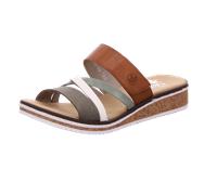 Rieker Damen Pantoletten V3652, Frauen Slipper