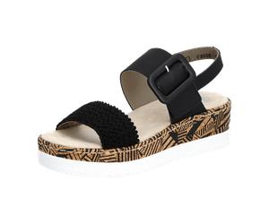 Rieker V395000 V39 für Damen, schwarz, Größe 39 EU