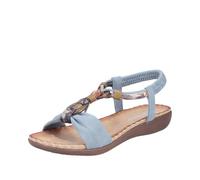 Rieker V7568 14 Damen Sandale Stahlblau Blau 38