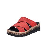 Rieker Damen V7970 Pantolette, Rot, 42 EU