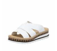 Rieker V7989 80 Damen Pantolette Weiss Weiss 40