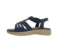 Rieker Sandalen FSK Damen, blau, Größe 42 EU