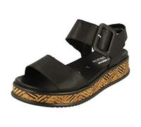 Rieker Sandalen RIEKER EVOLUTION Damen schwarz Größe 38 – extraweiches Fußbett