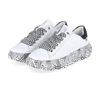 Rieker Low Sneaker - Gr. 40 - Weiß - Glattleder