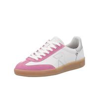 Rieker W2200-85 Damen Sneaker Low Beschichtetes Leder weiß/grün