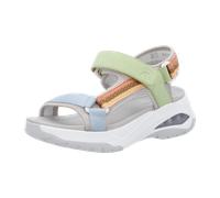 Trekkingsandale RIEKER SPORT "Byron Bay vegan", Damen, Gr. 38, pastell, Lederimitat, Textil, casual, Schuhe, Outdoorsandale, Sommerschuh, Klettschuh mit RiekerAir Dämpfung (51644658-38) pastell