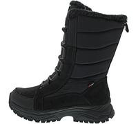 Winterstiefel RIEKER SPORT, Damen, Gr. 37, schwarz, Textil, Leder, Lederimitat, unifarben, casual, Schuhe, Snowboots, Winterboots mit wasserabweisender TEX-Membrane (38007456-37) schwarz