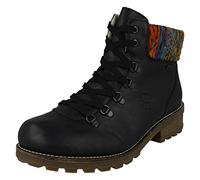 Rieker Wasserabweisender Schnürstiefel mit Reißverschluss