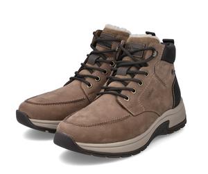 Rieker Winterschuhe 11020-00 (Schnürstiefel mit Rauhleder Matieral) braun Herren, Größe Euro (US) 44 (10,5)