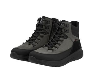Rieker Winterschuhe U0174-42 (Schnürstiefel mit Innenfutter, Kunstleder) grau Herren, Größe Euro (US) 44 (10,5)