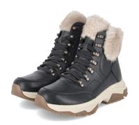 Rieker Wintersneaker - Gr. 40 - Schwarz - Leder & Textil