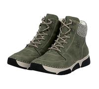 Rieker Winterboots 45955-54 Damen Gr. 37 Khaki Lederimitat/Textil mit Innenreißverschluss