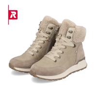 Rieker Winterstiefel Evolution W0670-00 (Schnürstiefel mit Innenfutter und seitlichen Reissverschluss) taupebraun Damen, Größe Euro (US) 40 (8,5)