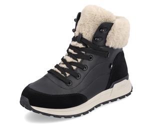 Rieker Winterstiefel Evolution W0670-00 (Schnürstiefel mit Innenfutter und seitlichen Reissverschluss) schwarz Damen, Größe Euro (US) 42 (10)