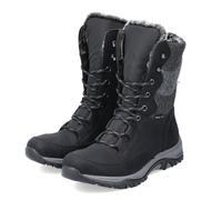 Rieker Damen Stiefel M9643-01, Schwarz Kombi,38 EU