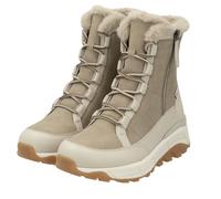 Rieker Winterstiefel W0071-20 R-TEX (Schnürstiefel mit Innenfutter und seitlichen Reissverschluss) beigebraun Damen, Größe Euro (US) 41 (9,5)