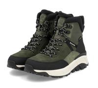 Rieker Winterstiefel W0072-54 (Schnürstiefel mit Innenfutter und seitlichen Reissverschluss) khakigrün/schwarz Damen, Größe Euro (US) 39 (8)