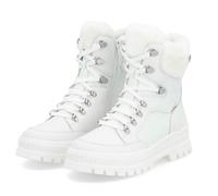 Rieker Winterstiefel W2174-80 (Schnürstiefel mit Innenfutter, Glattleder) weiss Damen, Größe Euro (US) 39 (8)