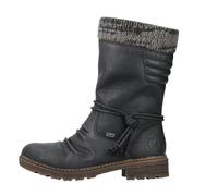 Rieker Damen Winterstiefel Z4755, Frauen Stiefel, wasserabweisend, riekerTEX,uebergangsstiefel,uebergangsschuhe,warm,tex,schwarz (00),38 EU / 5 UK