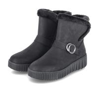 Rieker Winterstiefeletten - Gr. 41 - Schwarz - Textil & Synthetik