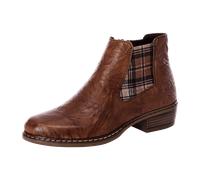 Rieker Y0894-22 cuoio/whisky-karo Klassische Stiefeletten HW 20/21 für Damen, braun, Größe 36 EU