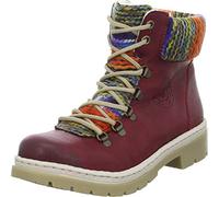 Rieker Y9432, Damen Stiefeletten, Rot (Wine/orange-Multi 35), 42 EU (8 UK)