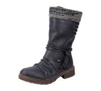 Winterstiefel RIEKER Gr. 42, schwarz Damen Schuhe Winterstiefel mit gestricktem Schaftrand Bestseller (59318038-42)