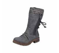 Rieker Z4756 45 Damen Warmfutter Winter-Stiefel Dunkel-Grau Grau 38