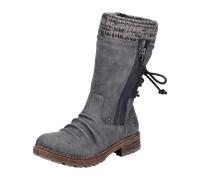 Rieker Z4756 45 Damen Warmfutter Winter-Stiefel Dunkel-Grau Grau 41