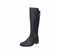 Rieker Z7383 00 Damen Langschaft-Stielel Schwarz Schwarz 37