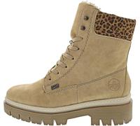 Rieker Damenschuhe Schnürstiefel Beige Freizeit