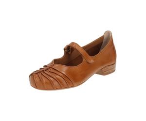 Riemchenballerina EVERYBODY "Everybody Ballerinas Leder", Damen, Gr. 38,5, braun (terra), Leder, Schuhe Riemchenballerina (99996039-38,5) terra