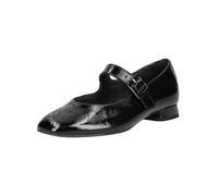 Riemchenballerina GABOR "Gabor Ballerinas Leder", Damen, Gr. 40, schwarz lack, Leder, Schuhe Riemchenballerina (60117258-40) schwarz lack