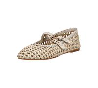 Riemchenballerina INUOVO "INUOVO Ballerinas Leder", Damen, Gr. 37, weiß (weiß kombi), Leder, Schuhe Riemchenballerina (57971827-37) weiß kombi