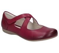 Josef Seibel Damen Klassische Ballerinas Fiona 72,Weite G (Normal),Ballet-Flats,Ausgehschuhe,Abendschuhe,Slip-ons,Gummizug,Berry,39 EU