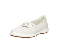 Josef Seibel Damen Klassische Ballerinas Caren 67,Weite G (Normal),Wechselfußbett,Ballet-Flats,flach,Ausgehschuhe,Weiss,39 EU