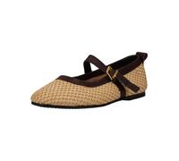 Riemchenballerina MARC O'POLO "Marc O'Polo Ballerinas Naturfaser", Damen, Gr. 39, natural, Textil, Schuhe Riemchenballerina (34981319-39) natural