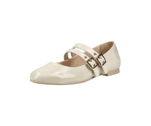 Riemchenballerina NERO GIARDINI "Nero Giardini Ballerinas Leder", Damen, Gr. 40, creme, Leder, Schuhe Riemchenballerina (93681236-40) creme
